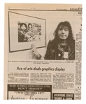 KISS Ace Frehley Computer Art Dragon Print Done by Ace Frehley