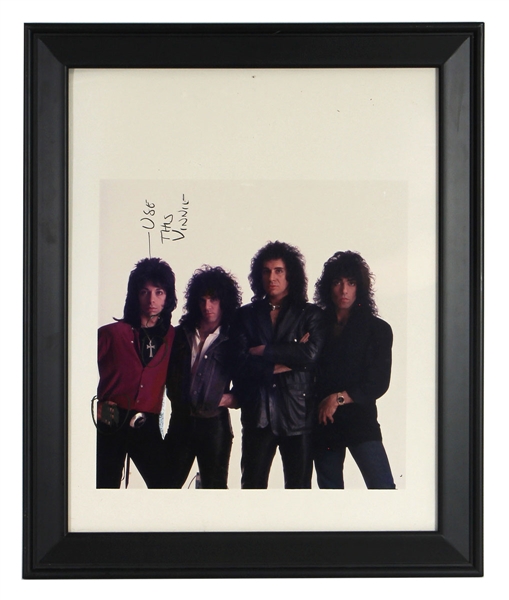 KISS Lick It Up Album Cover Master Outtake Photo with Vinnie Vincent Portion Used for Final Version of Album Cover from 2001 Official Kiss Auction
