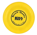 KISS Circa 1977-1978 Record Theatre Store Promo Frisbee from Aurora Village C-K Mall -- Aurora, Illinois
