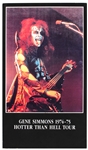 KISS 1995 Official Kiss Convention Tour Museum Display Stand-Up for Gene Simmons 1974 - 1975 Hotter Than Hell Costume -- formerly owned by KISS