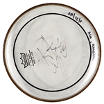 KISS Alive Worldwide Reunion Tour Peter Criss Autograph Signed 8 Remo Drumhead from Aug 31, 1996 Tacoma, Washington Concert