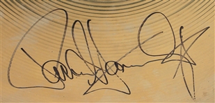 KISS Revenge 1992 Concert Tour 19 Ride Cymbal Signed by Gene Simmons Paul Stanley Eric Singer Bruce Kulick