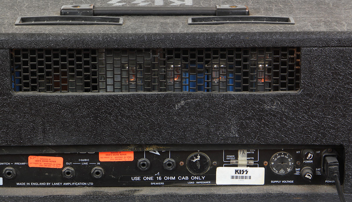 Lot Detail - KISS Ace Frehley Laney Pro Tube 100 Guitar Amp Head -- Concert  Stage Used on Alive Worldwide Reunion Tour -- formerly owned by Ace Frehley