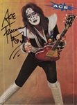 KISS Ace Frehley 1998 Psycho Circus Era Outer Space Theme Guitar Strap with Strap Locks Signed Pin-Up Page & More -- formerly owned by Ace Frehley