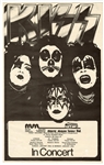 KISS Alive Tour Music Mann Bus Tours Original Concert Poster Cobo Arena, Detroit January 25th-26th 1976