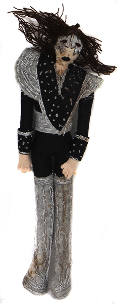 KISS Ace Frehley 1976-1977 Destroyer Rock And Roll Over Tour Fan Made 20" Doll given to Ace as a gift -- formerly owned by Ace Frehley