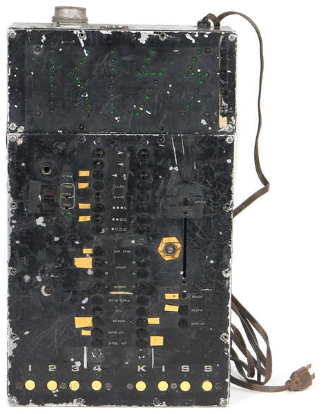 KISS Dynasty Tour 1979 Concert Stage Logo Lighting Production Controller formerly owned by Bill McManus KISSs Stage Production Manager