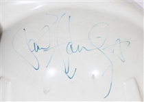 KISS Paul Stanley Concert Stage Worn White Fire Helmet Dynasty Tour 1979 Signed by Paul and Inscribed “Firehouse!”