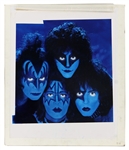 KISS Creatures Of The Night Album 1982 Album Cover Master Uncropped Photo --2001 Official Kiss Auction Pt2