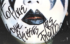 KISS Dynasty Cardboard Poster 1979 Signed Autograph Inscribed To Pixie Esmonde from Gene Simmons Ace Frehley Paul Stanley Peter Criss Bill Aucoin