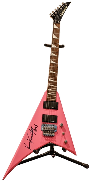 Vinnie Vincent Signed Jackson Guitar JSA