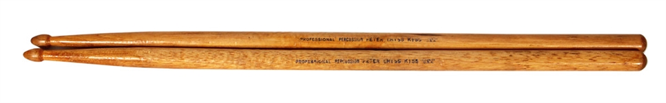 KISS Peter Criss Owned & Stage Used 1975 Percussion Drumsticks