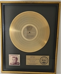 David Bowie “CHANGESONEBOWIE” Original RIAA Gold Album Award Presented to David Bowie