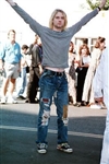 Nirvana Kurt Cobain Owned & Worn Blue & White Striped Shirt