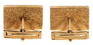 James Brown Owned & Worn Jade Cufflinks