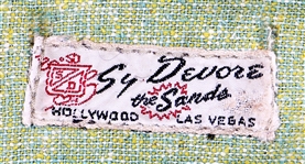 Elvis Presley Circa 1960's Owned and Worn Sy Devore Green Shirt