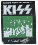 KISS Backstage Vinyl Pass September 1976