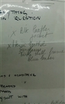 Prince Handwritten Clothing Items For “Purple Rain” Tour