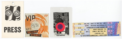 The Rolling Stones Memorabilia From the First Show of the Steel Wheels Tour Aug 31, 1989