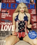 Courtney Love 2004 Blender Magazine Cover Worn American Flag Corset Outfit
