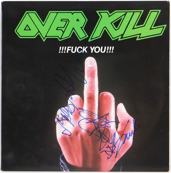 Overkill Signed "!!!Fuck You!!!" Album