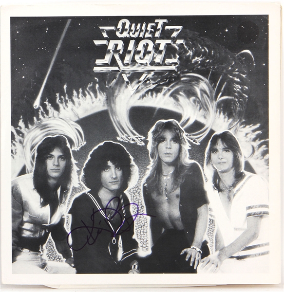 Quiet Riot Kevin DuBrow “Quiet Riot” Signed Album