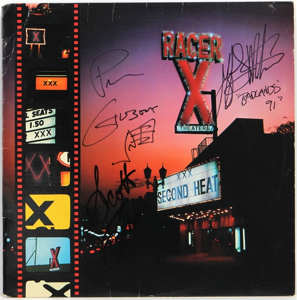 Racer X Signed "Second Heat" Album