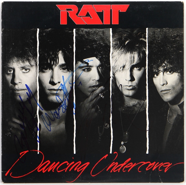Ratt Band Signed "Dancing Undercover" Album