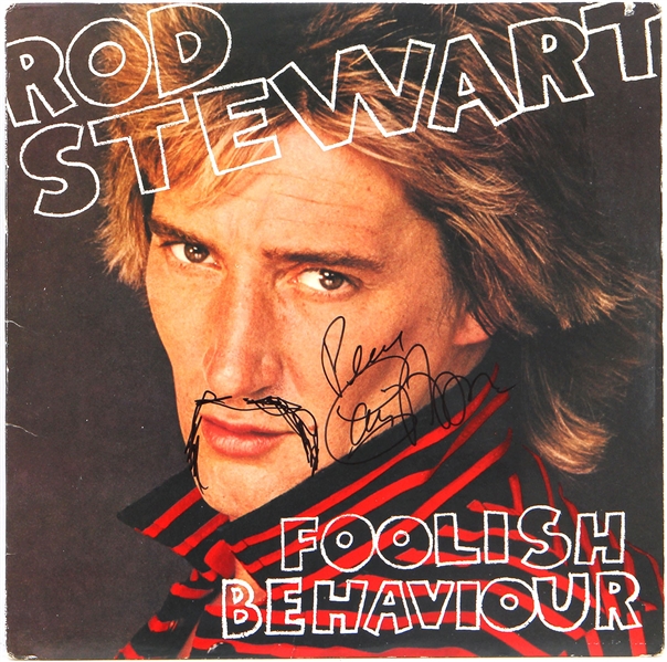 Rod Stewart Signed "Foolish Behaviour" Album