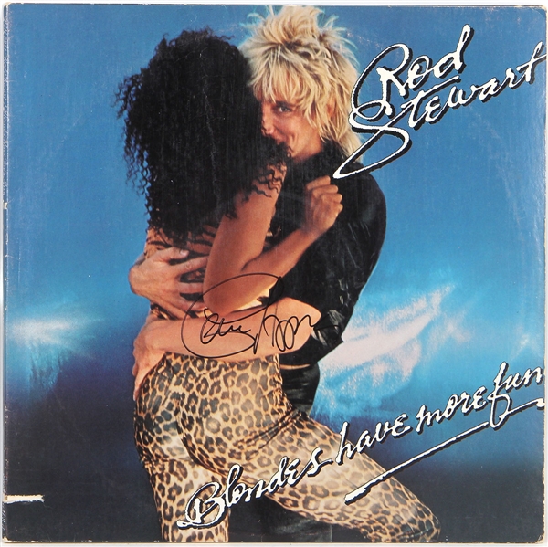 Rod Stewart Signed "Blondes Have More Fun" Album