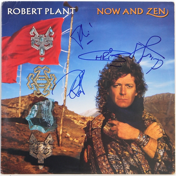 Robert Plant Signed “Now and Zen” Album REAL