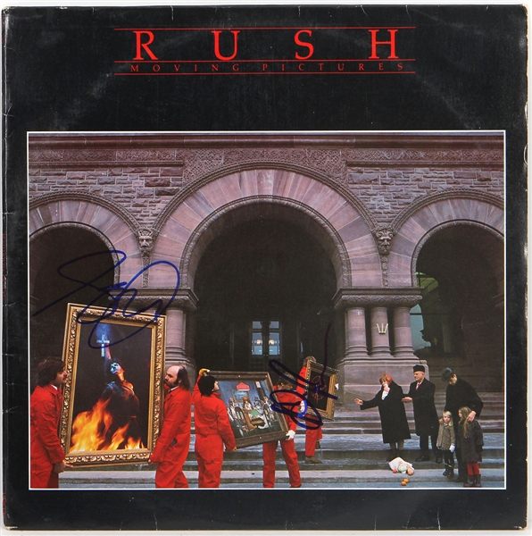 Rush Signed "Moving Pictures" Album