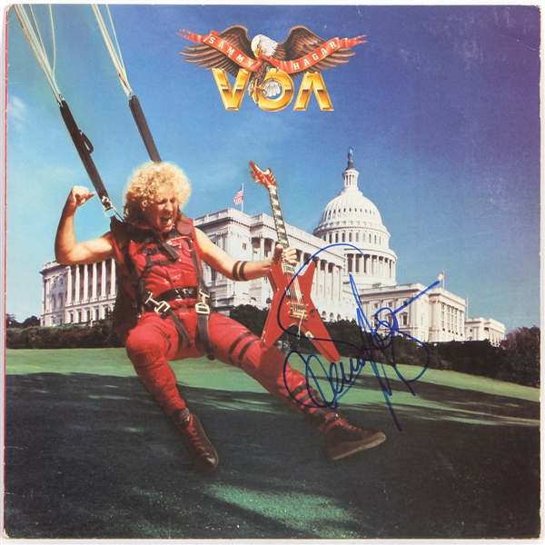 Sammy Hagar Signed "VOA" Album