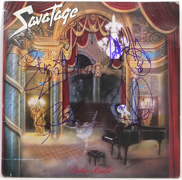 Savatage Signed "Gutter Ballet" Album