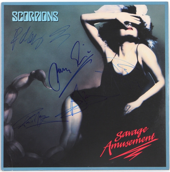 Scorpions Signed "Savage Amusement" Album