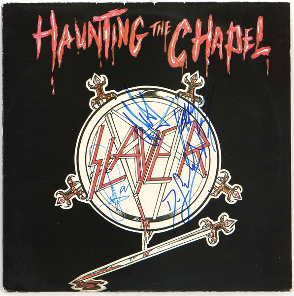 Slayer Signed "Haunting The Chapel" Album