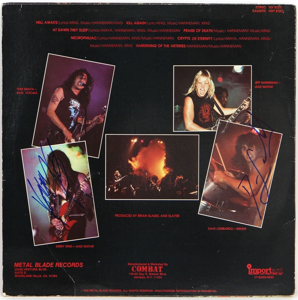 Slayer Signed "Hell Awaits" Album