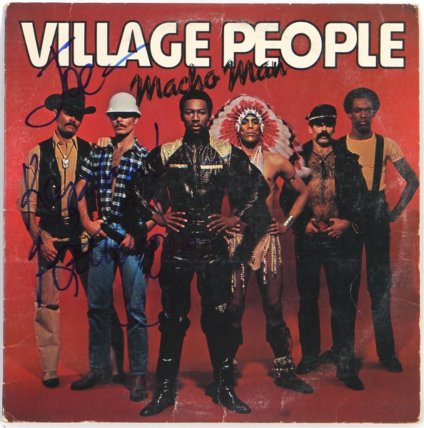 Village People Signed "Macho Man" Album
