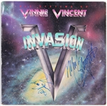 Vinnie Vincent Invasion Signed All Systems Go Album