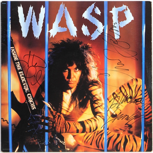 W.A.S.P. Band Signed “Inside the Electric Circus” Album