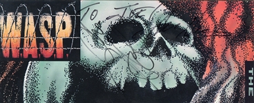 W.A.S.P. Band Signed “The Headless Children” Album
