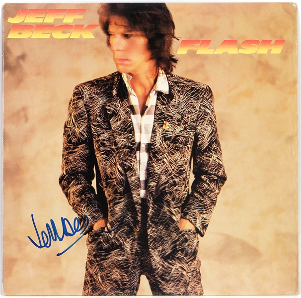 Jeff Beck Signed "Flash" Album