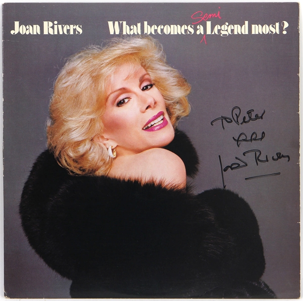 Joan Rivers Signed "What Becomes a Semi Legend Most?" Album