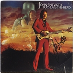 John Entwistle Signed Too Late The Hero Album