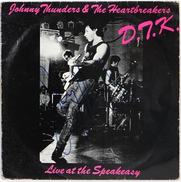 Johnny Thunder and The Heartbreakers "Live at the Speakeasy" Signed Album REAL & JSA