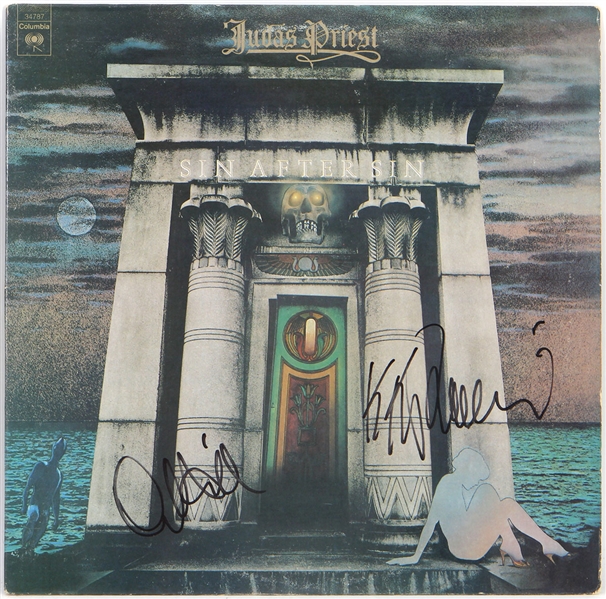Judas Priest Signed "Sin After Sin" Album