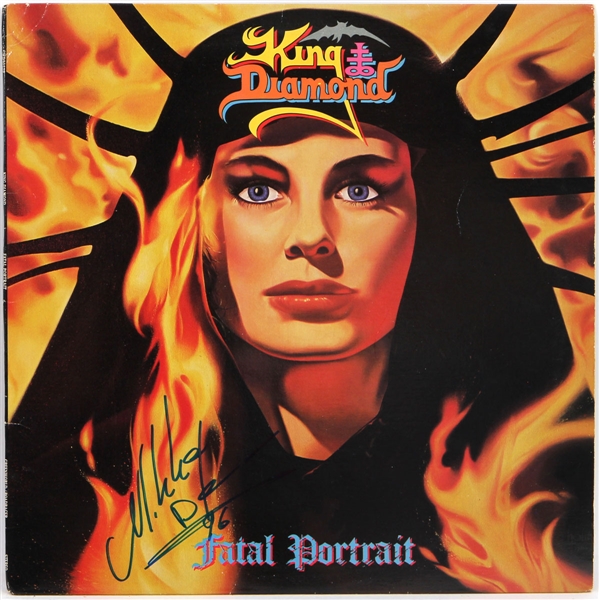 King Diamond Signed "Fatal Portrait" Album