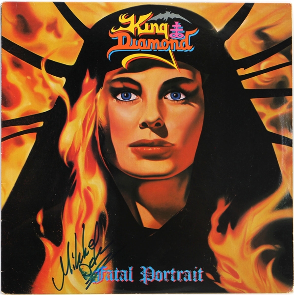 King Diamond Signed "Fatal Portrait" Album