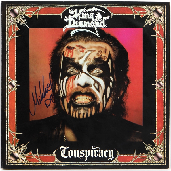 King Diamond Signed "Conspiracy" Album
