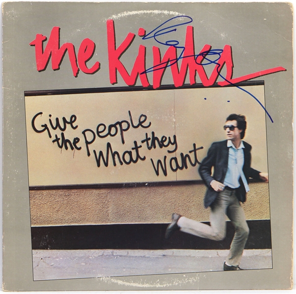 The Kinks Signed "Give The People What They Want" Album